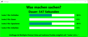 [Translate to English:] LiveStreamHelper - Twitch (Bot Light) - Live Poll